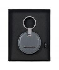 PORSCHE DESIGN CIRCLE Brelok sk&oacute;rzany SZARY - Brelok - 3