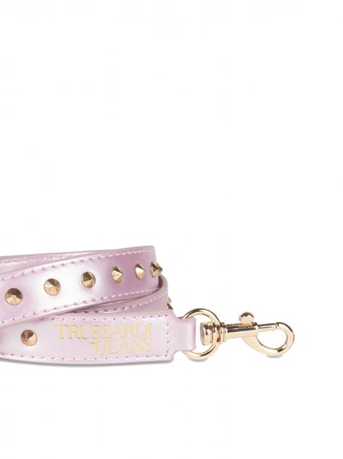 Tracolla per borsa con borchie  liliowy - Akcesoria do toreb
