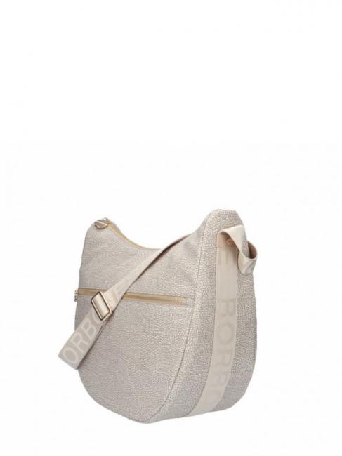 LUNA BAG MEDIUM Torba na ramię piasek - Torby damskie