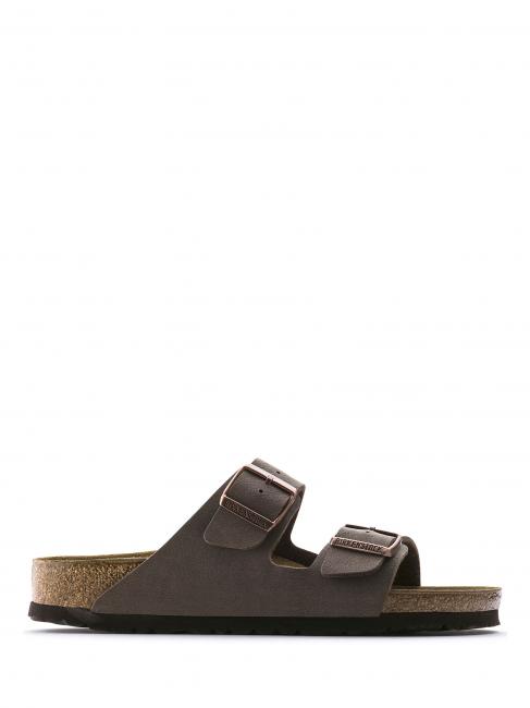 ARIZONA BIRKO-FLOR NUBUK Sandał-kapcik mokka - Buty uniseks