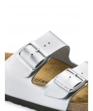 BIRKENSTOCK ARIZONA BIRKO-FLOR Sandał-kapcik srebrny - Buty damskie - 6