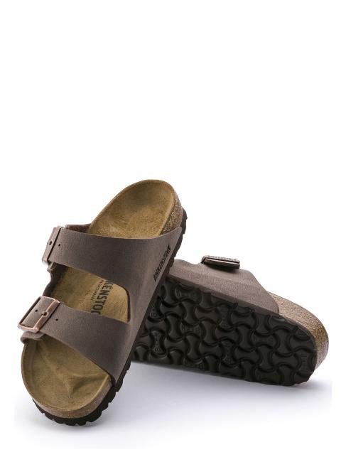 ARIZONA BIRKO-FLOR NUBUK Sandał-kapcik mokka - Buty uniseks