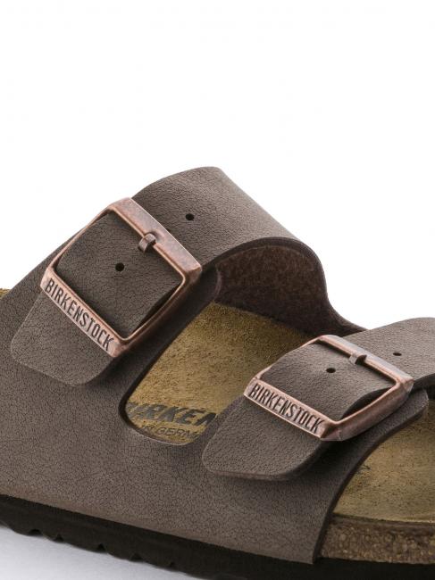 ARIZONA BIRKO-FLOR NUBUK Sandał-kapcik mokka - Buty uniseks