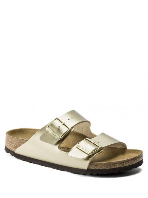 ARIZONA BIRKO-FLOR Sandał-kapcik złoto - Buty uniseks