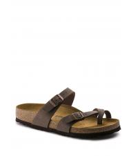 BIRKENSTOCK MAYARI Sandały typu japonki z nubuku mokka - Buty uniseks - 3