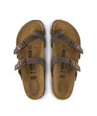 BIRKENSTOCK MAYARI Sandały typu japonki z nubuku mokka - Buty uniseks - 4