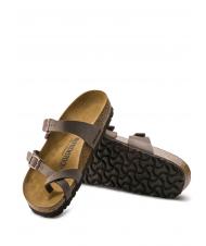 BIRKENSTOCK MAYARI Sandały typu japonki z nubuku mokka - Buty uniseks - 5