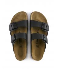 BIRKENSTOCK ARIZONA BIRKO-FLOR Sandał-kapcik czarny - Buty uniseks - 4