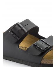 BIRKENSTOCK ARIZONA BIRKO-FLOR Sandał-kapcik czarny - Buty uniseks - 6