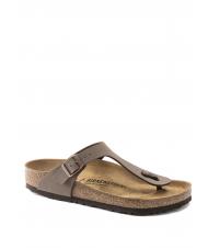BIRKENSTOCK GIZEH BIRKO-FLOR  Sandały typu japonki mokka - Buty uniseks - 3