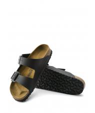 BIRKENSTOCK ARIZONA BIRKO-FLOR Sandał-kapcik czarny - Buty uniseks - 5