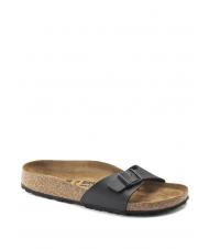 BIRKENSTOCK MADRID BIRKO FLOR Sandał-kapcik czarny - Buty uniseks - 3