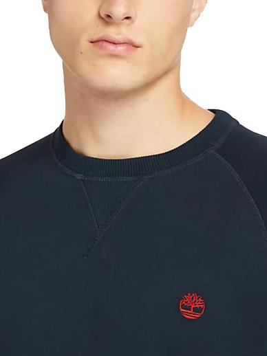 ER BASIC REGULAR Bluza z okrągłym dekoltem ciemny szafir - Bluzy męskie