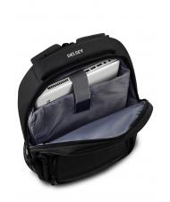 DELSEY ELEMENT AVIATOR Plecak dwukomorowy, uchwyt na laptopa 15,6" Czarny - Plecaki na laptopa do pracy - 8