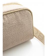 BORBONESE CAMERA CASE SMALL ECO LINE Mała torba na ramię piasek - Torby damskie - 3