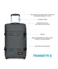 EASTPAK TRANSIT'R S W&oacute;zek na bagaż podręczny CzarnyDenim - Bagaż podręczny - 5