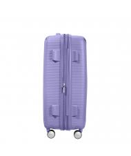 AMERICAN TOURISTER SOUNDBOX SPINNER W&oacute;zek średni, rozszerzalny lawenda - W&oacute;zki twarde - 5