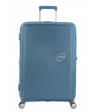 AMERICAN TOURISTER SOUNDBOX Duży, rozszerzalny w&oacute;zek niebieski kamień - W&oacute;zki twarde - 3
