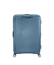 AMERICAN TOURISTER SOUNDBOX Duży, rozszerzalny w&oacute;zek niebieski kamień - W&oacute;zki twarde - 6