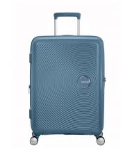 AMERICAN TOURISTER SOUNDBOX SPINNER W&oacute;zek średni, rozszerzalny niebieski kamień - W&oacute;zki twarde - 3