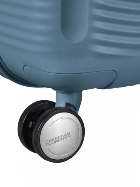 SOUNDBOX SPINNER W&oacute;zek średni, rozszerzalny niebieski kamień - W&oacute;zki twarde