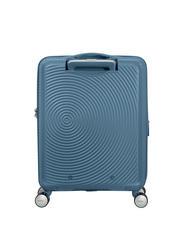 AMERICAN TOURISTER SOUNDBOX Mały w&oacute;zek rozszerzalny niebieski kamień - Bagaż podręczny - 3