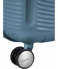 AMERICAN TOURISTER SOUNDBOX Mały w&oacute;zek rozszerzalny niebieski kamień - Bagaż podręczny - 5