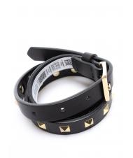 GUESS Cintura con borchiette  CZARNY - Paski - 3