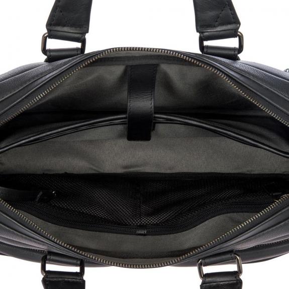 TORINO 15" Teczka na laptopa, sk&oacute;ra Czarny - Teczki robocze