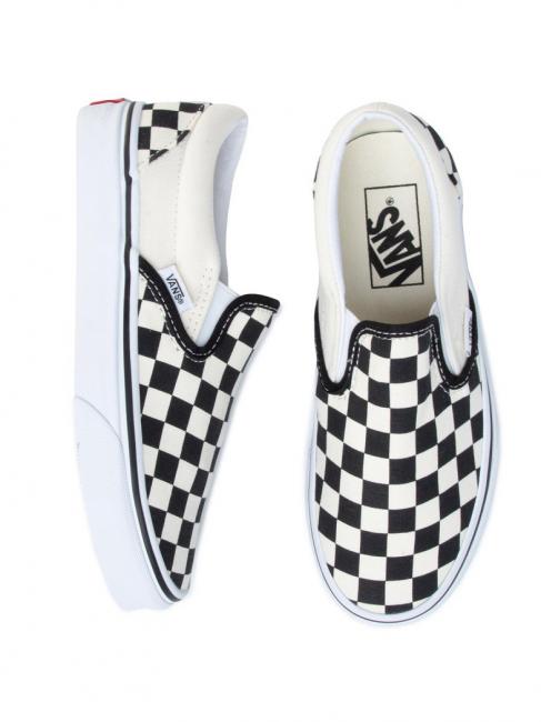 CLASSIC SLIP-ON Trampki wsuwane  czarno-biały - Buty uniseks