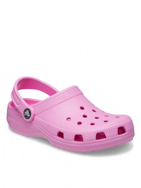 CLASSIC CLOG KIDS Sandały sabot taftowy r&oacute;żowy - Buty dziecięce