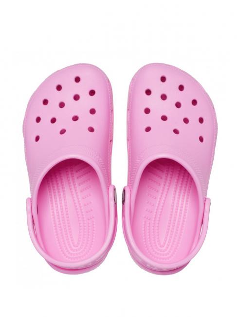 CLASSIC CLOG KIDS Sandały sabot taftowy r&oacute;żowy - Buty dziecięce