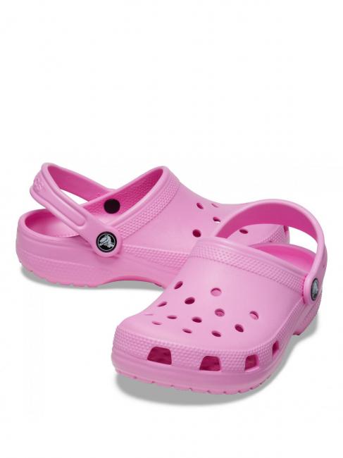 CLASSIC CLOG KIDS Sandały sabot taftowy r&oacute;żowy - Buty dziecięce
