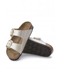 BIRKENSTOCK ARIZONA BIG BUCKLE Sandał-kapcik wdzięczna perłowa biel - Buty damskie - 6
