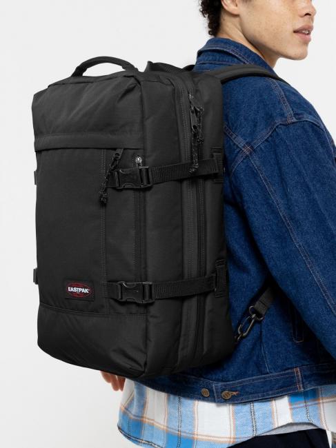 TRAVELPACK  Plecak podr&oacute;żny, uchwyt na laptopa 17" CZARNY - Plecaki szkolne i rekreacyjne