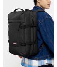 EASTPAK TRAVELPACK  Plecak podr&oacute;żny, uchwyt na laptopa 17" CZARNY - Plecaki szkolne i rekreacyjne - 8