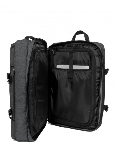 TRAVELPACK  Plecak podr&oacute;żny, uchwyt na laptopa 17" CzarnyDenim - Plecaki szkolne i rekreacyjne