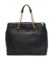 POLLINI HERITAGE  Torba na ramię czarny brąz - Torby damskie - 4