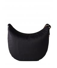 BORBONESE LUNA BAG MEDIUM Torba na ramię ciemny czarny - Torby damskie - 4