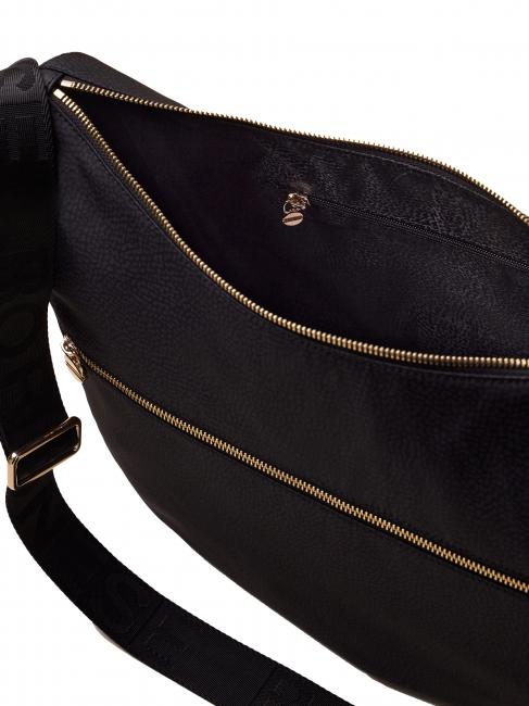 LUNA BAG MEDIUM Torba na ramię ciemny czarny - Torby damskie