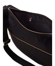 BORBONESE LUNA BAG MEDIUM Torba na ramię ciemny czarny - Torby damskie - 5