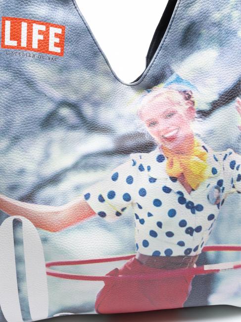 LIFE SUSAN Duża torba na ramię lata pięćdziesiąte - Torby damskie