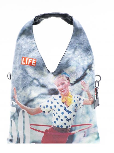 LIFE SUSAN Duża torba na ramię lata pięćdziesiąte - Torby damskie