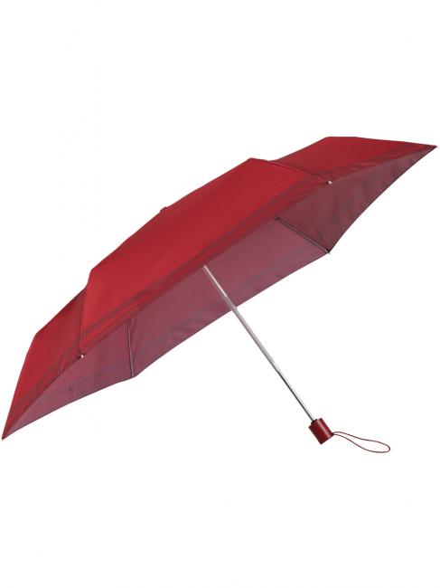 POCKET GO Mały parasol 3-sekcyjny, automatycznie otwierany/zamykany  formuła czerwona - Parasole