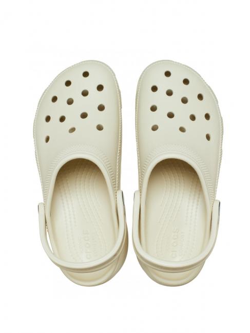 CLASSIC PLATFORM CLOG W Sandały sabot kość - Buty damskie