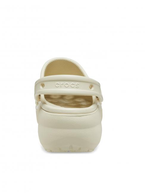CLASSIC PLATFORM CLOG W Sandały sabot kość - Buty damskie