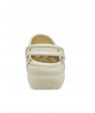 CROCS CLASSIC PLATFORM CLOG W Sandały sabot kość - Buty damskie - 4