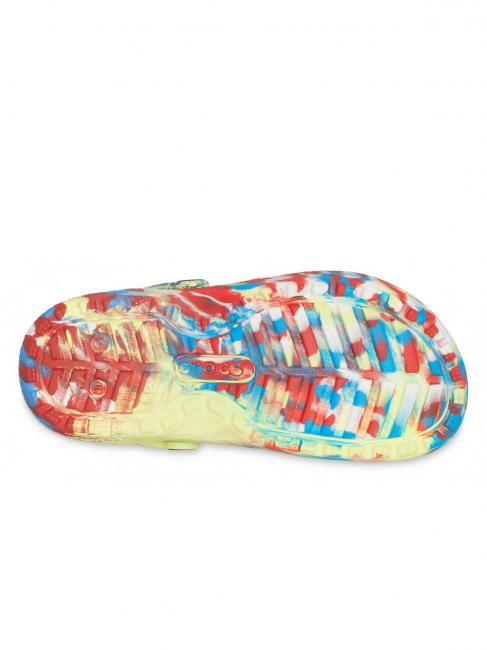 CLASSIC LINED MARBLED GLOG TODDLER Chodaki z wypełnieniem siarka/wieloskładnikowy - Buty dziecięce