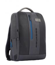 PIQUADRO Zaino URBAN, uchwyt na komputer 15,6" z systemem antykradzieżowym czarny szary - Plecaki na laptopa do pracy - 2