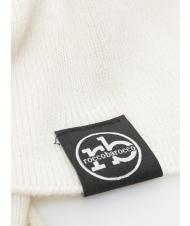 ROCCOBAROCCO Set sciarpa e berretto beanie  złamana biel - Szaliki - 5